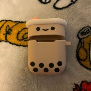 A boba shaped airpod case